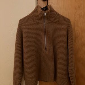 The Felted Merino Half-Zip Sweater